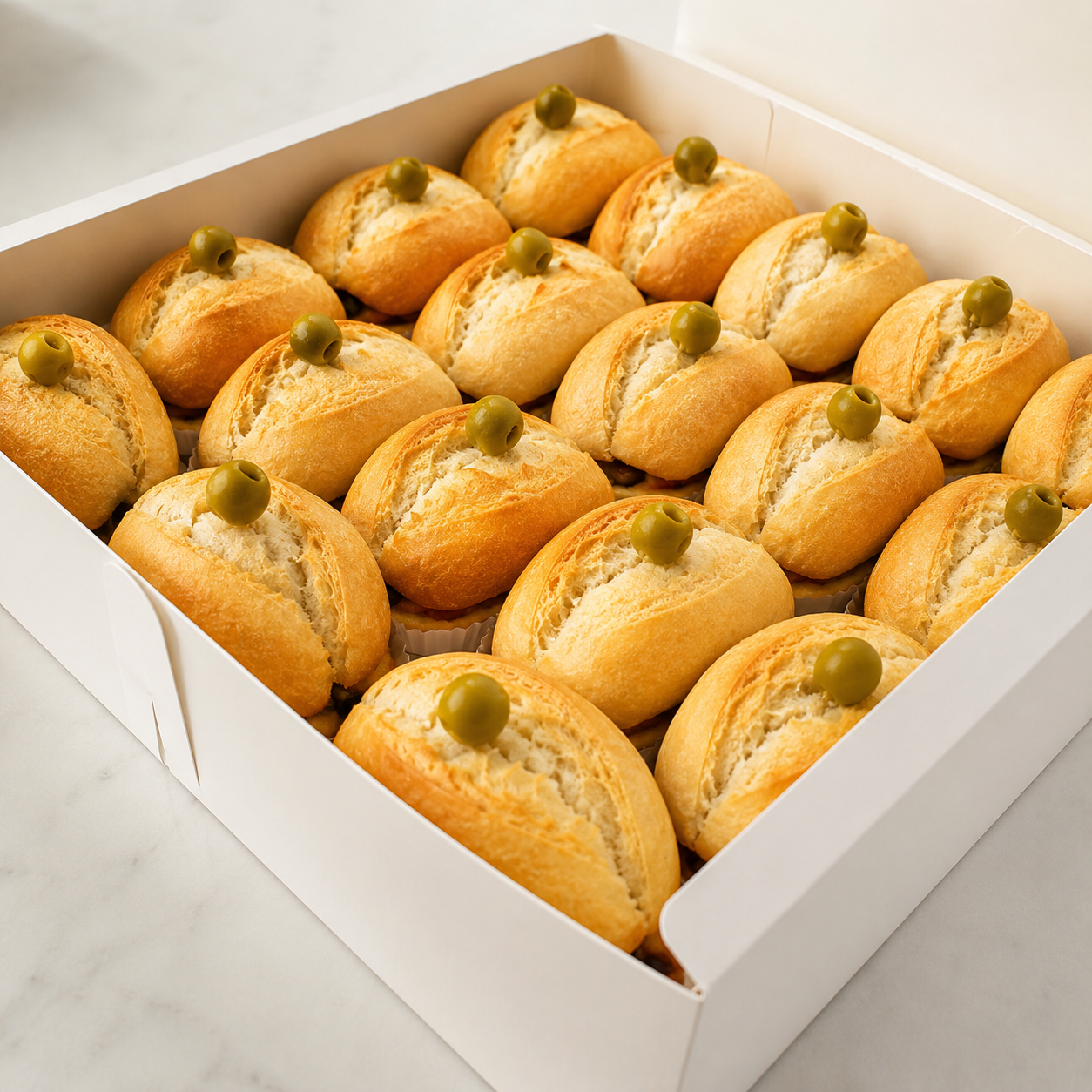 Mini Pregos no Pão